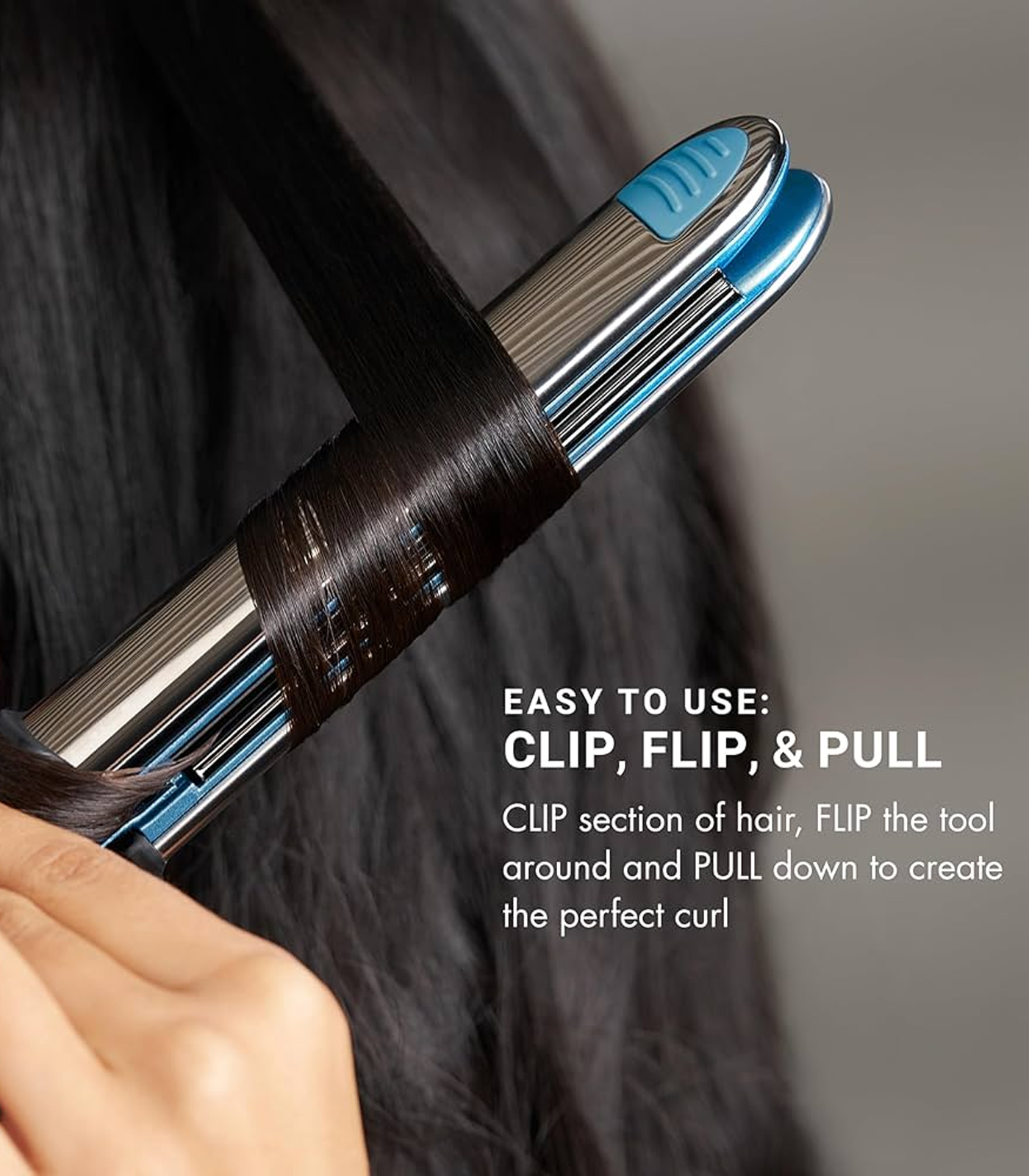 BaBylissPRO Nano Titanium Prima Ionic Hair Straightener – Professional Flat Iron & Curling Iron in One for Stylists, Pro Styling Hair Tool