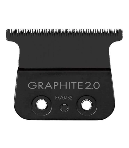 Black blade with 'Graphite 2.0' text on a white background