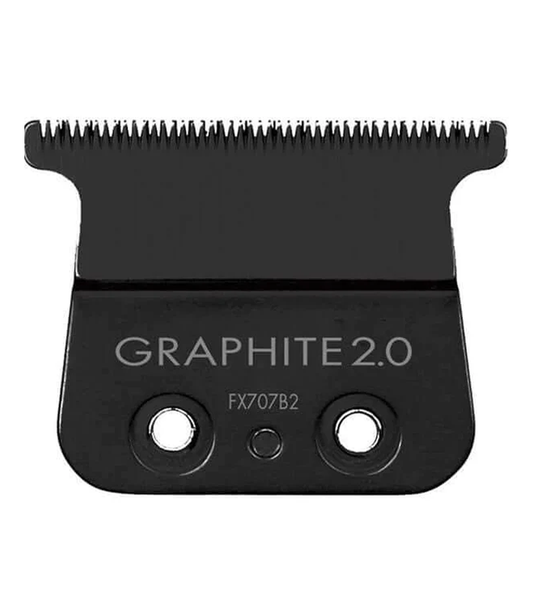 Black blade with 'Graphite 2.0' text on a white background