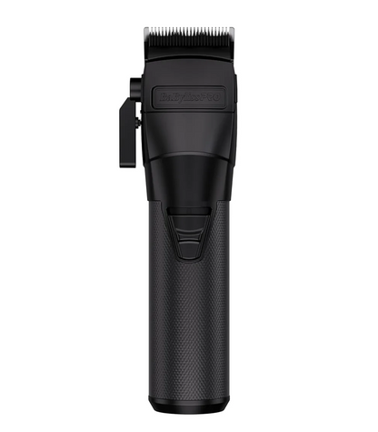 Black hair trimmer on a white background