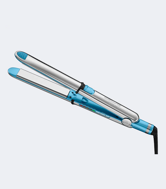 BaBylissPRO Nano Titanium Prima Ionic Hair Straightener – Professional Flat Iron & Curling Iron in One for Stylists, Pro Styling Hair Tool