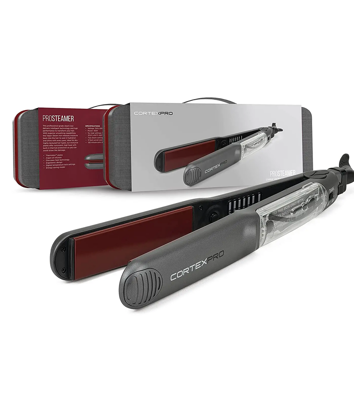 Cortex Vapor Hair Straightener, 1.25 Inch – Crown&Comb