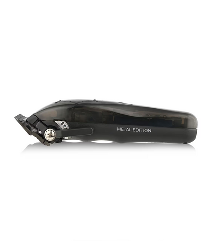 Black metal edition clipper on a white background